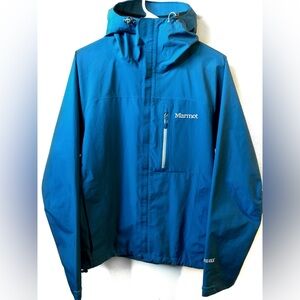 Marmot Men’s Small Gore-Tex Minimalist Rain Jacket - Blue